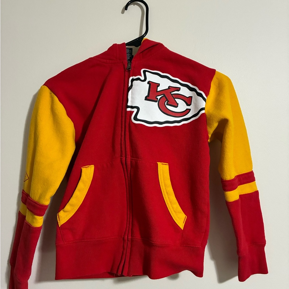 NFL Kids Red and Yellow Kansas City Chiefs Hoodie